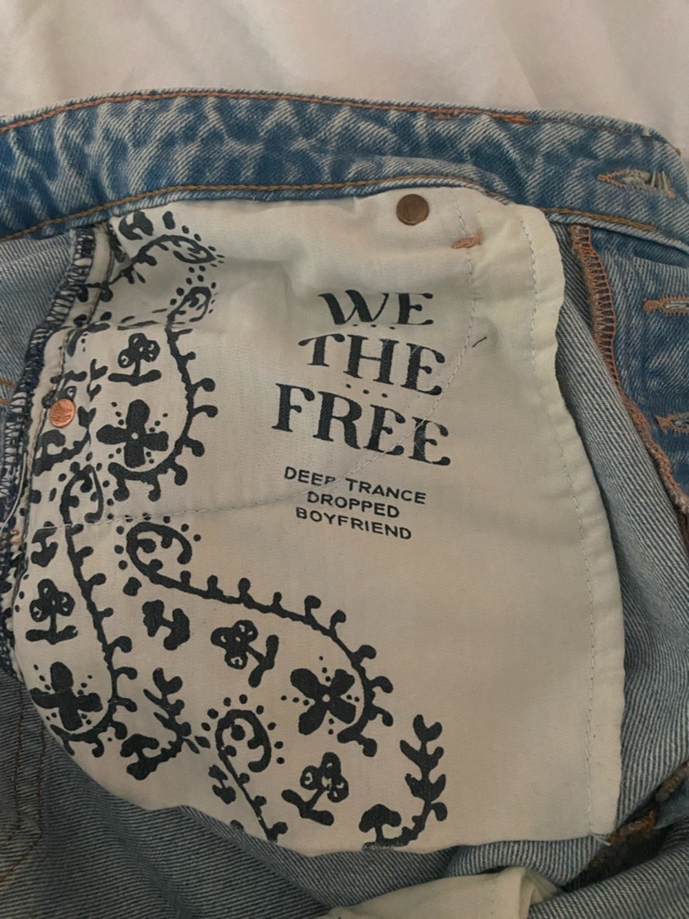 We The Free Relaxed Wide-Leg Jeans - Light Blue Wash - Picture 7 of 11